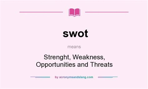 swot meaning slang|SWOT definition and meaning .